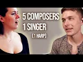 5 Composers 1 Singer ft Adam Neely Aimee Nolte 8-bit Music Theory Ben Levin