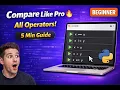 Python Comparison Operators Explained in 5 Minutes With Examples
