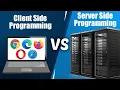 Server side programming vs Client side programming