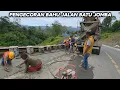 Download Lagu Siang Ini !!! Pengecoran Bahu Jalan Batu Jomba Dilanjutkan