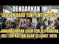 Lagu DENGARKAN INI! Daud Tony: JANGAN SIMPAN CASH! Beli ASET INI Agar SELAMAT 2026!