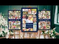 Canva Funeral Poster Template in Navy Blue
