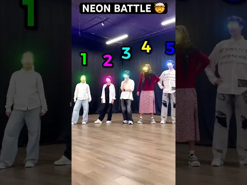 Шаффл Баттл 😎🔥 WHO WIN ? 🤔🏆 NEON SHUFFLE BATTLE 😨 40M SUBS 🥳