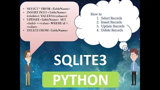 Python - How to use Sqlite3 database
