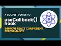 Learn useCallback react hook useCallback hook explained in 15 minutes