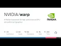 GitHub - A Python framework for high performance GPU simulation and graphics