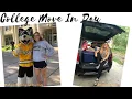 College Move In - Michigan Tech freshman year