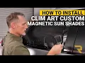 How to Install CLIM ART Unbreakable Side Window Deflectors on a 2020 Ram 2500