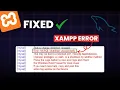 FIXED XAMPP Error MySQL shutdown unexpectedly Repair Corrupted Database 2025