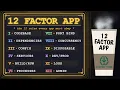 The 12 Factor App in 13 Minutes Coffee Time