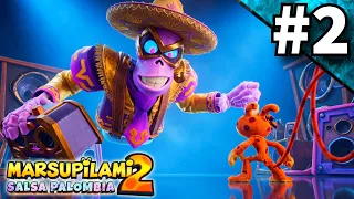 Marsupilami 2: Salsa Palombia - 100% Gameplay Walkthrough Part 2 [World 2: Crazy Town]
