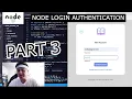 Full Node JS CRUD Website Part 3 - Login Authentication Using Bcrypt