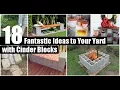 18 Fantastic Ideas to Your Yard with Cinder Blocks