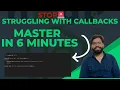 Callbacks in NodeJS What is Callback Explained in 6 minutes