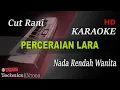 Download Lagu PERCERAIAN LARA - CUT RANI ( NADA RENDAH WANITA ) || KARAOKE
