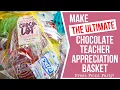 Make the Ultimate Chocolate Teacher Appreciation Basket with Punny Tags