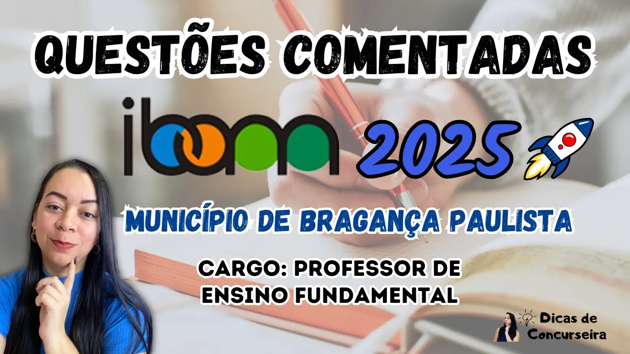 Questões IBAM 2025 - Nível Superior | Concurso de Bragança Paulista (Português)