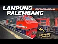 Lagu NAIK RAJABASA DITARIK LOKOMOTIF LANGKA ‼️ CC201 HIDUNG MIRING | Trip KA Rajabasa Lampung - Palembang