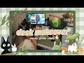 a studio ghibli inspired desk makeover cosy vibes