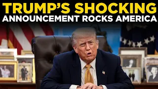 Donald Trump Declares Emergency LIVE Historic White House Announcement Rocks the Nation US News