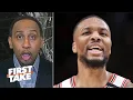 I hate to say it but Damian Lillard is not part of the NBA P discussion - Stephen A First Take