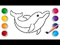 Dolphin Coloring Pages for Kids Educational Coloring s