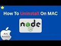 Uninstall Node js and npm on macOS Homebrew Manual Method