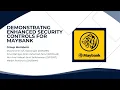 DEMONSTRATNG ENHANCED SECURITY CONTROLS FOR MAYBANK