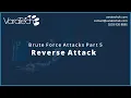 What is a Reverse Brute Force Attack