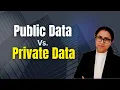 Key Understanding about Public Private Data