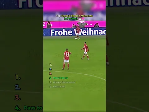 Top Optical illusion Moments in Football 👀🧠