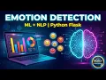 Advanced Text Emotion Detection System with ML Python Flask NLP Project Source Code