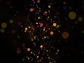 #4K 3D animation Abstract #festive motion background particle #bokeh dust light rising,