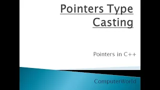 Type casting in pointers