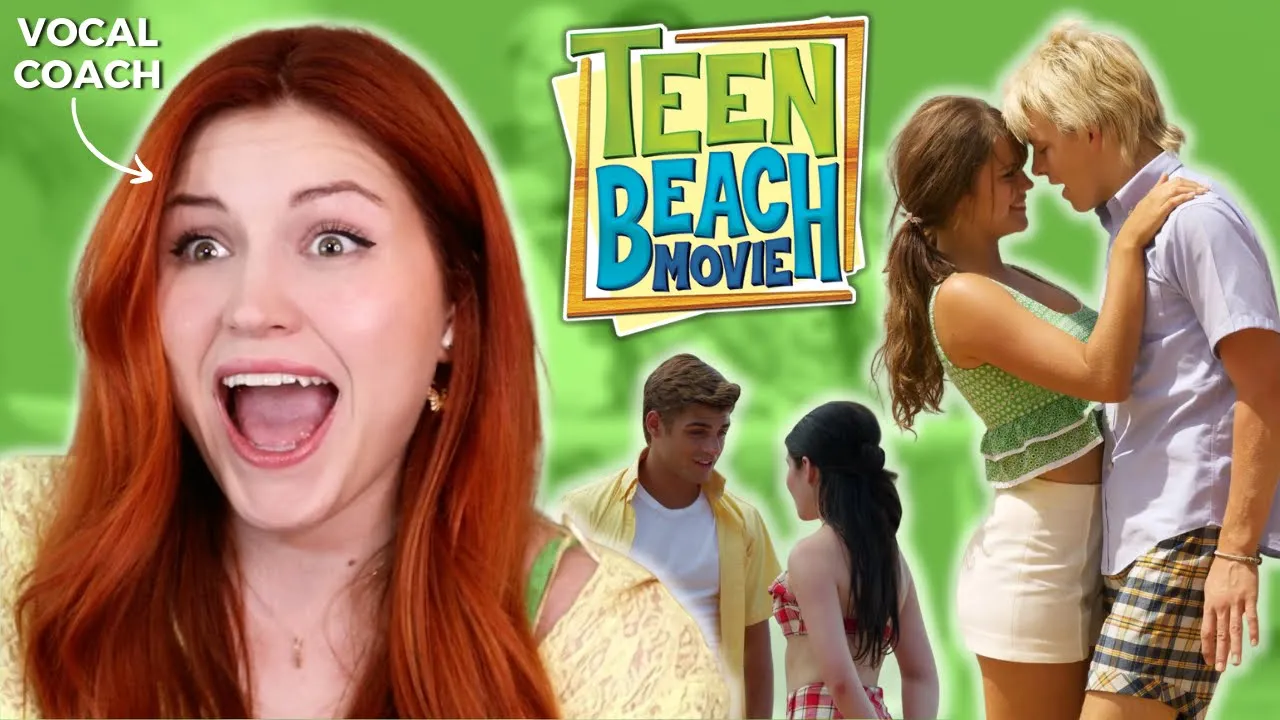 Vocal coach reacts to TEEN BEACH MOVIE