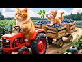 Download Lagu Mama Cat Harvests Blueberries and Carrots, Then Cooks Toast and Fried Rice for Her Kitten!!! 🍞🥕💙