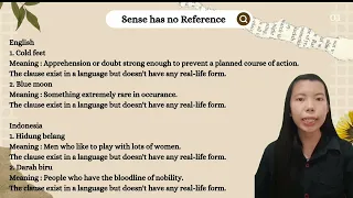 Sense and Reference in Semantics