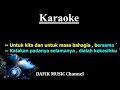 Tiada Kata Berpisah (Karaoke) Rio Febrian/ Nada asli/ Original Key/ Male Key C