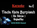 Download Lagu Tiada Kata Berpisah (Karaoke) Rio Febrian/ Nada asli/ Original Key/ Male Key C