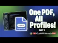 Django ReportLab Tutorial - Part 3 One-Click PDF with All Profiles