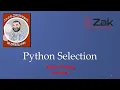 Python 14 Stepwise Selection Statements Level By ZAK
