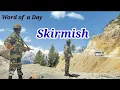 Skirmish Word of a Day Talk With English
