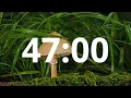 47 Minute Countdown Timer With Alarm Simple Beep