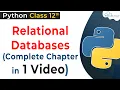 Complete Chapter - Relational Database Class 12 Data RDBMS DBMS Computer Science Python Class 12