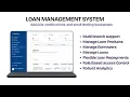 Loan Management System Demo Complete Feature Walkthrough Multi-Branch Support Payment Tracking