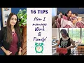 16 TIPS for Working Moms to Manage House Family Job Time Management Tips