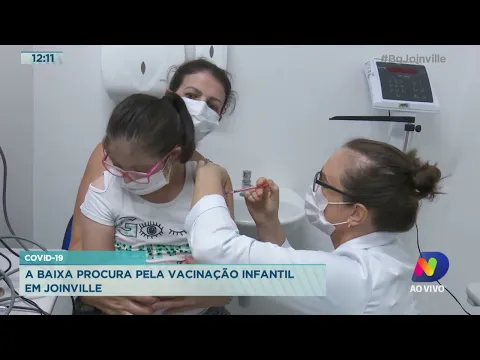 Covid-19 a baixa procura pela vacinação infantil em Joinville