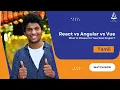 React vs Angular vs Vue Web Development Which is the best Framework Tamil
