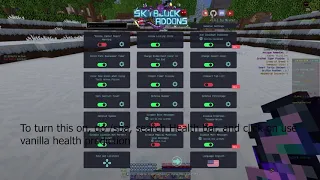 How to use smooth HP bar in SBA Hypixel skyblock