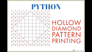 Python Hollow Diamond Pattern Printing 8 Tamil